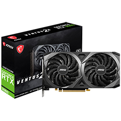 Foto do Produto Placa de Vídeo MSI Ventus 2X OC V1 12GB GeForce RTX3060 GDDR6 - 912-V397-1008