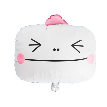 Foto do Produto Balao para Festas Cuadrado Cartoon Comic Face Branco