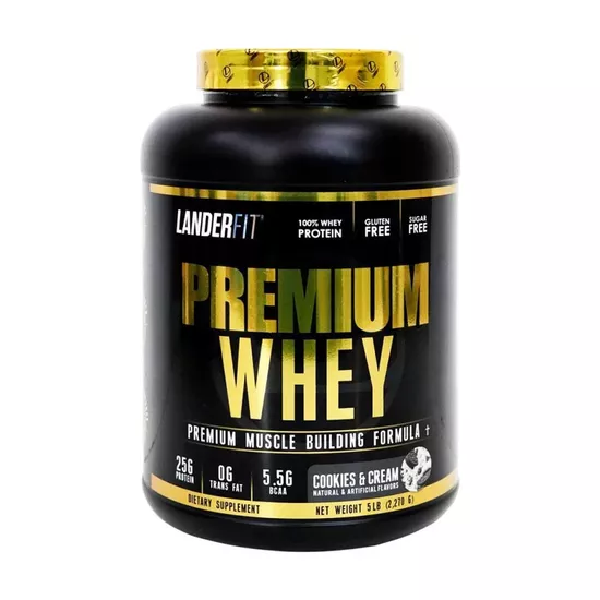 Foto do Produto Whey LanderFit Premium Cookie & Cream 2.27KG