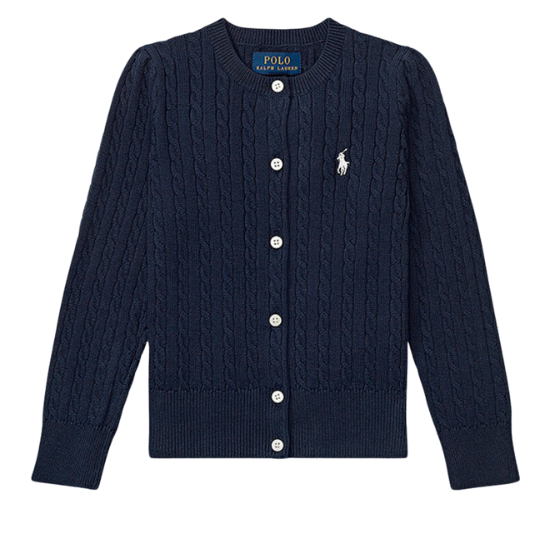 Foto do Produto CARDIGAN RALPH LAUREN KIDS 312543047011 AZUL MARINO