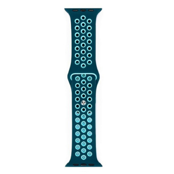 Foto do Produto Pulseira 4Life de Silicone Esportiva Nike para Apple Watch 42/44/45MM - Turquesa Oscuro
