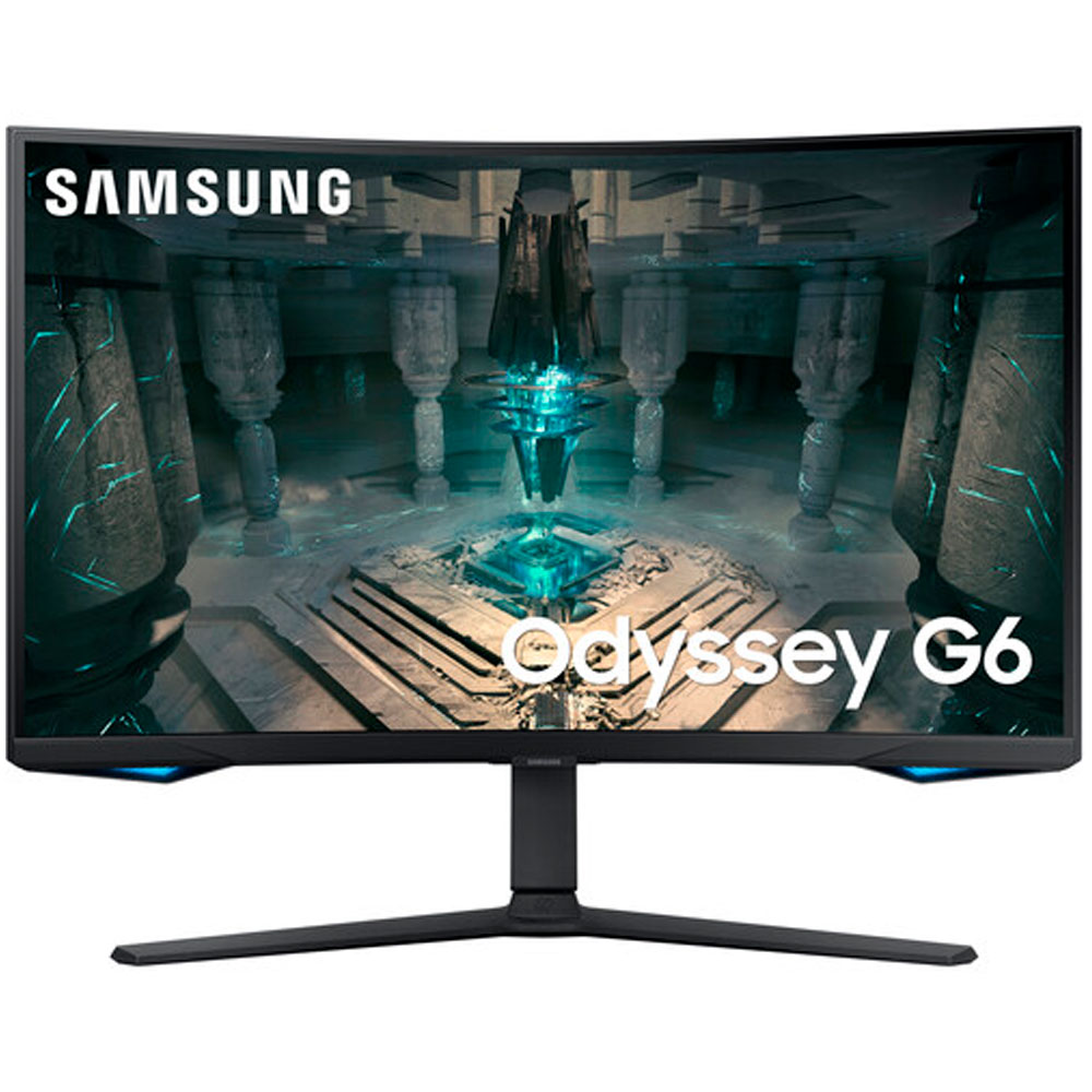 Foto do Produto Monitor Curvo Samsung Odyssey G6 32'' QHD 1000R 4K 240Hz 1Ms Wi-Fi 5 2-HDMI - LS32BG652ENXGO