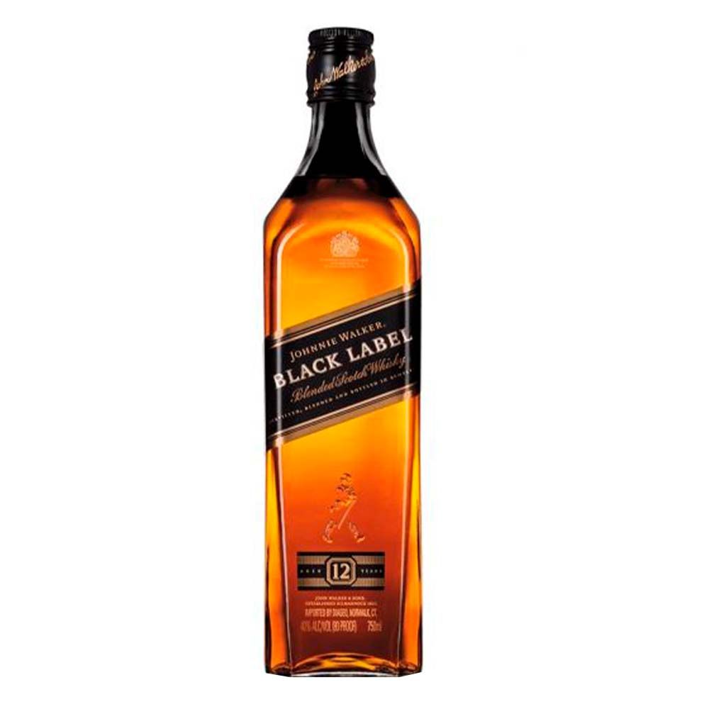 Foto do Produto WHISKY JOHNNIE WALKER BLACK LABEL 1L
