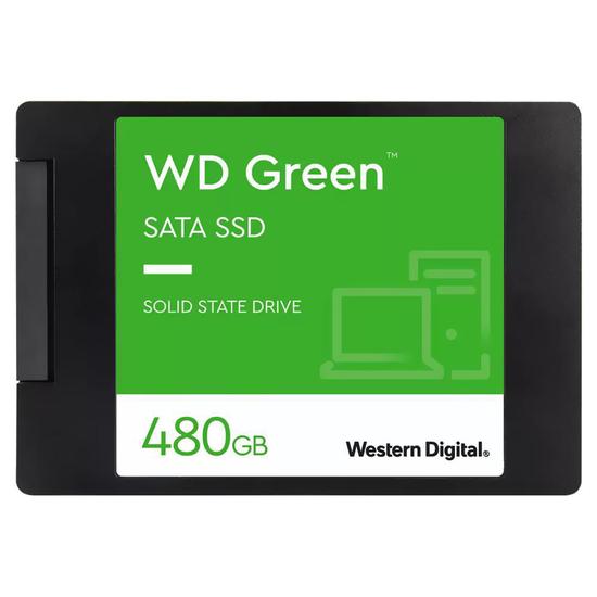 Foto do Produto SSD Western Digital WD Green 480GB 2.5" WDS480G3G0A