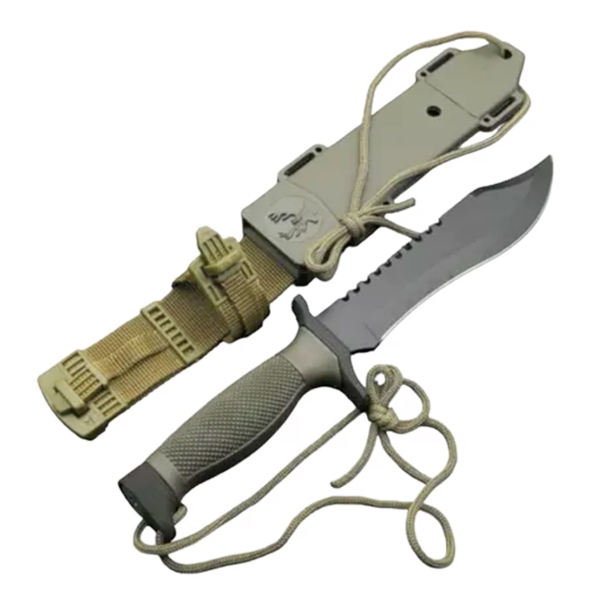 Foto do Produto Faca Canivete Tatico Jungle King 1 32CM (NF5455) Oso Preto - Verde