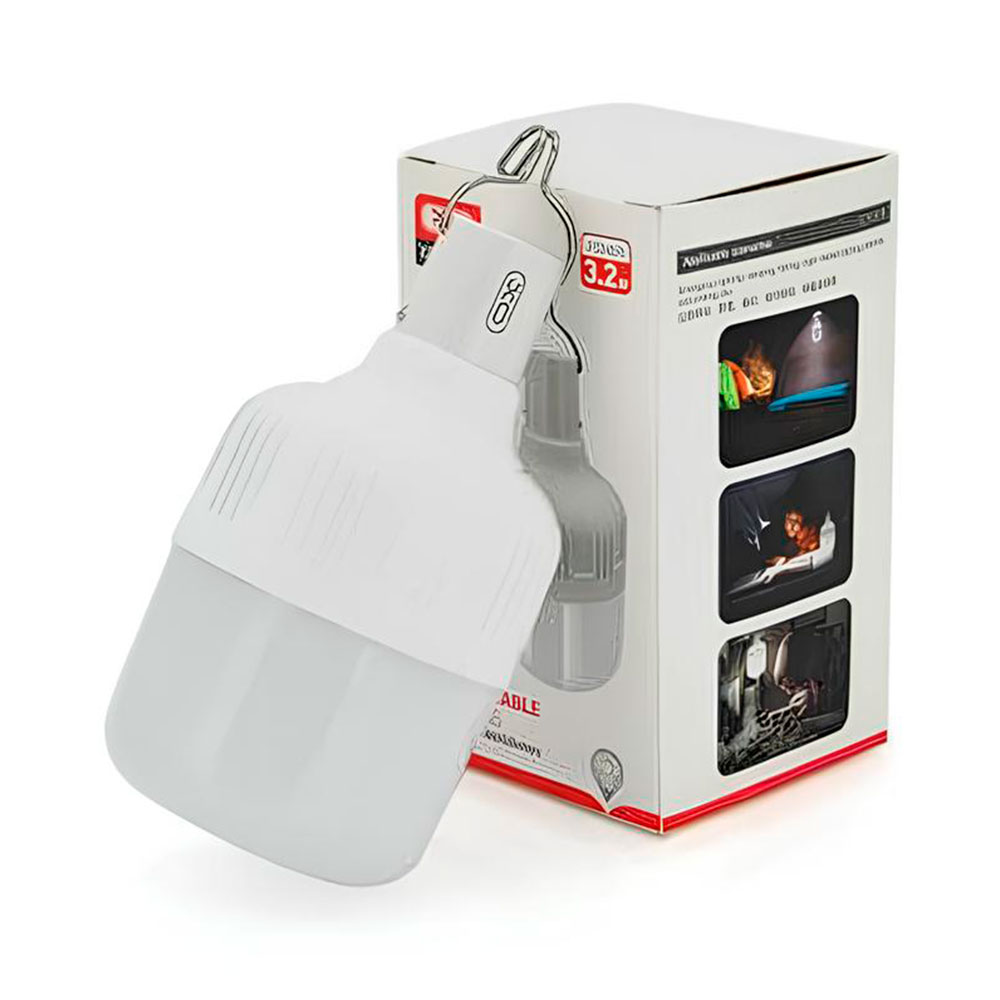 Foto do Produto Lâmpada LED XO YH04 1200mAh/3.2W/Com Gancho/Bateria - Branco