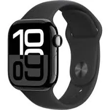 Foto do Produto APPLE WATCH SERIE 10 MWWQ3LW/A GPS JET SPORT BAND M/L 46MM JET BLACK