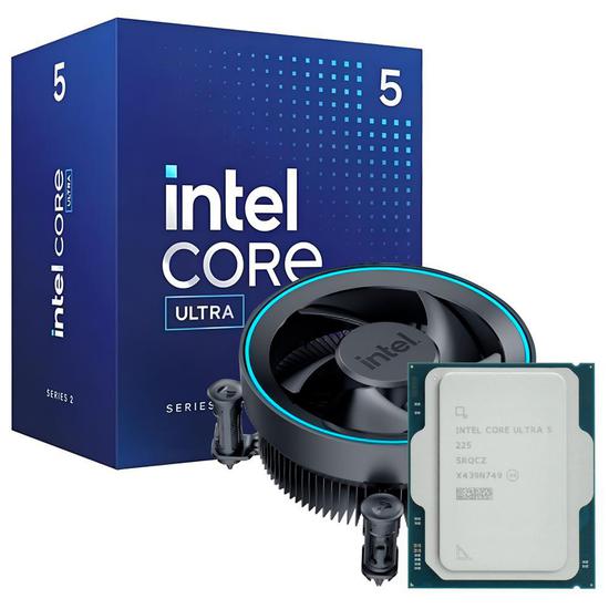 Foto do Produto Processador Intel Core Ultra 5 225 3.3GHz LGA 1851 20MB