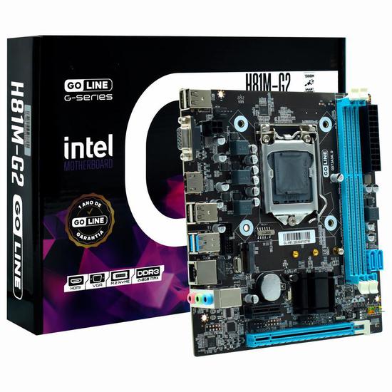 Foto do Produto Placa Mãe GoLine H81M-G2 Intel Soquete LGA 1150