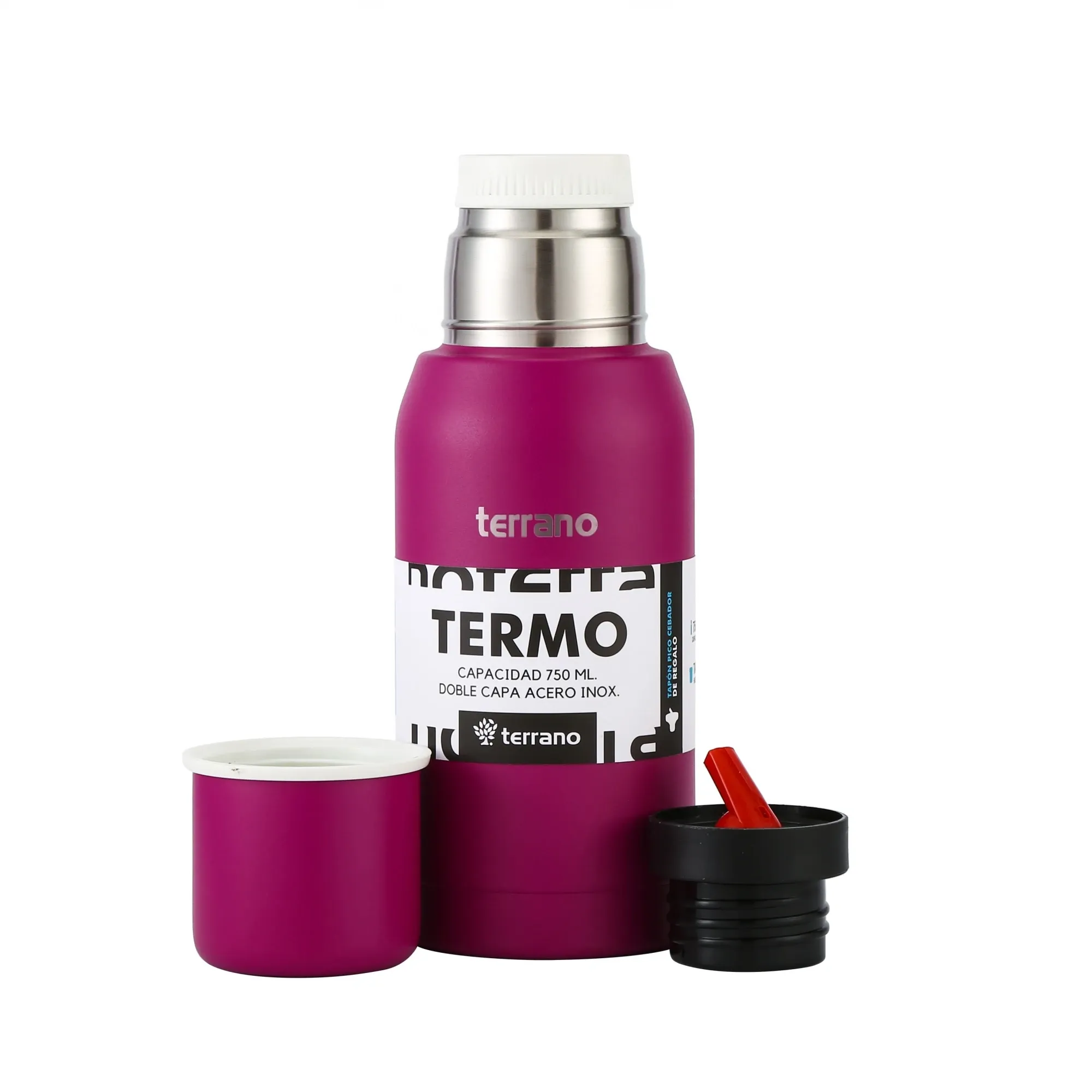 Foto do Produto TERRANO TERMITO ACERO INOX 750ML PURPURA