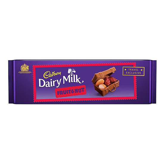 Foto do Produto Chocolate Cadbury Dairy Milk Fruit & Nut 300G