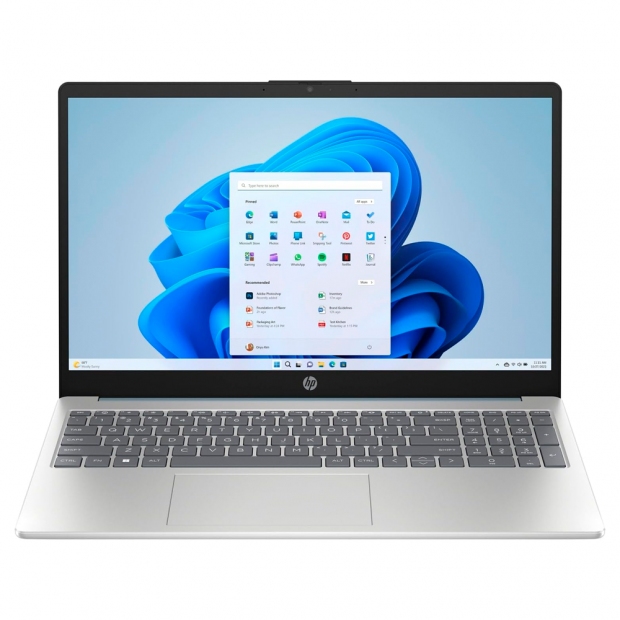 Foto do Produto Notebook HP 15-FD0055TG, Intel Core I3-N305 1.8GHZ (3.80GHZ), 8GB RAM, 256GB SSD, Tela 15.6" Full HD, Windows 11 Home, Inglês, Azul