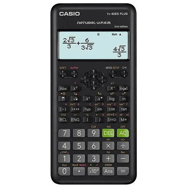 Foto do Produto Calculadora Científica Casio fx-82ES Plus 2nd Edition Espanhol com 252 Funções - Preta