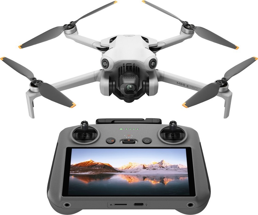 Foto do Produto Drone DJI Mini 4 Pro Fly More Combo (DJI RC 2) (GL)
