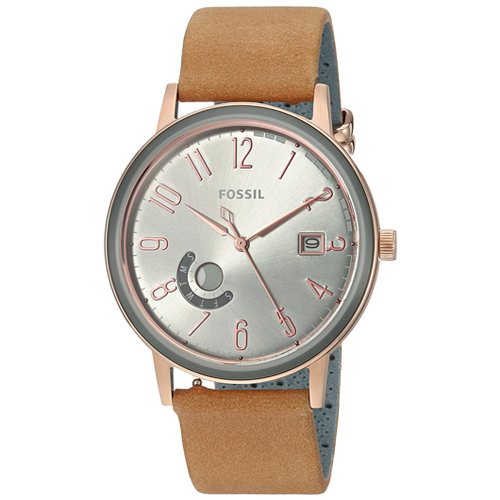 Foto do Produto Relógio Analógico Fossil Vintage ES4266 Feminino, Couro - Marrom, Verde