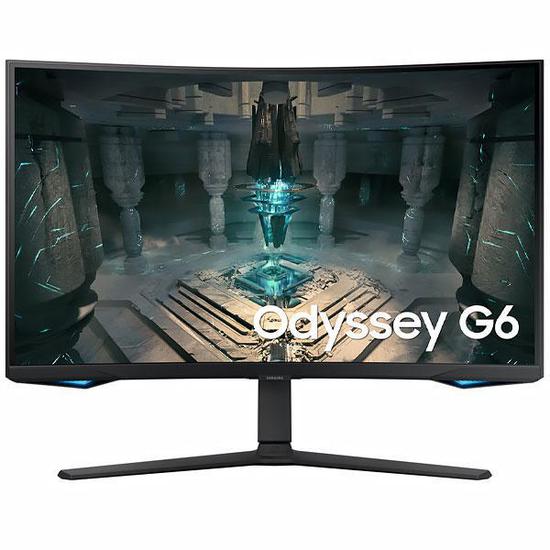 Foto do Produto Monitor Samsung Odyssey G6 LED LS27BG652EN QHD 27" Curvo