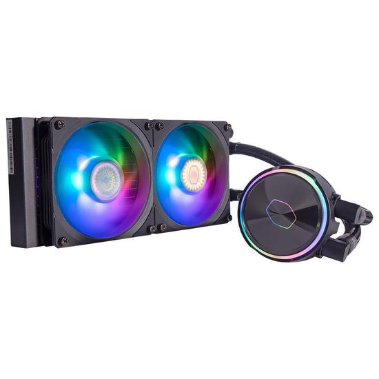 Foto do Produto Cooler Cooler Master MasterLiquid PL240 Flux RGB