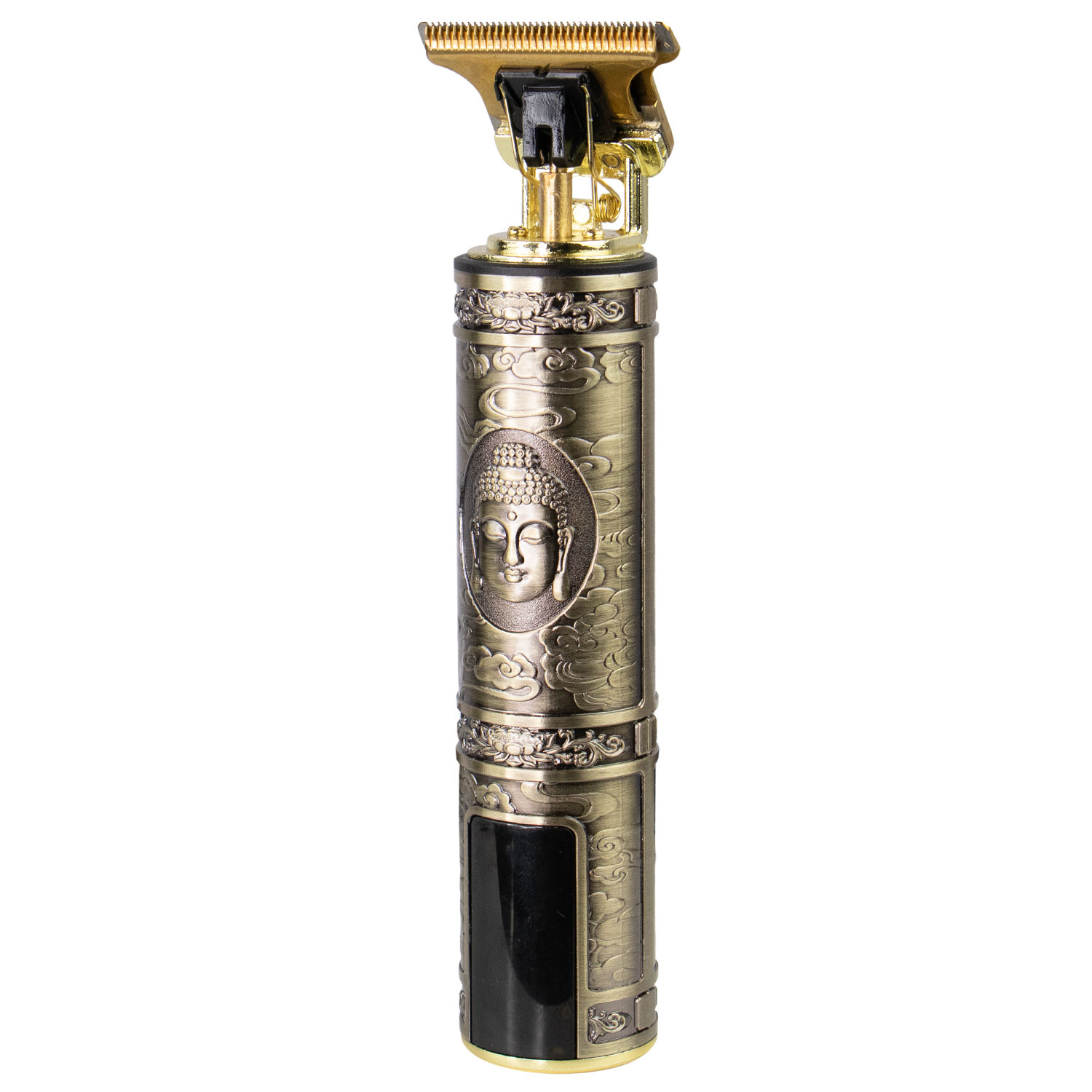 Foto do Produto Máquina de Cortar Cabelo More Fitness MF-017 - Recarregável - Dourado