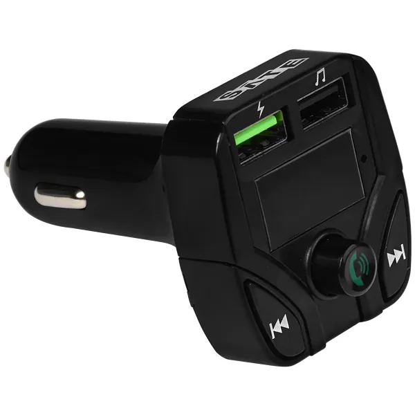 Foto do Produto Transmissor FM Satellite A A-MP40 com Bluetooth e Microfone - Preto