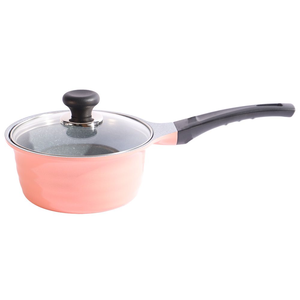 Foto do Produto ECORAMIC CACEROLA CERAMICA C/TAPA ROSA 18CM
