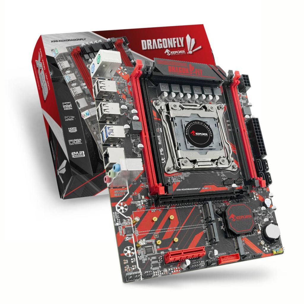 Foto do Produto Placa Mae Intel (2011) Keepdata X99-KDXDRAGONFLY DDR4