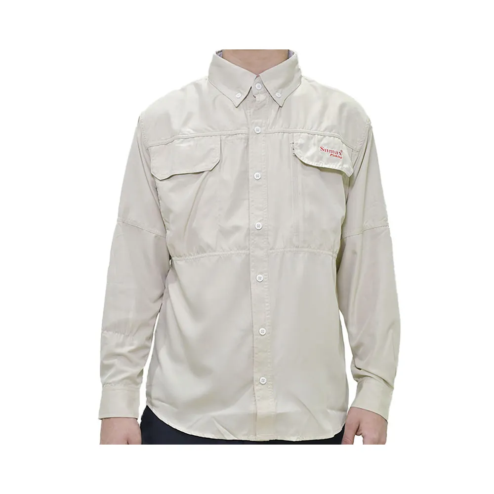 Foto do Produto SUMAX CAMISA BSW1901-K VENTILADA MANG.LARGA MAS METAL/MADERA (T) XXL KAKI