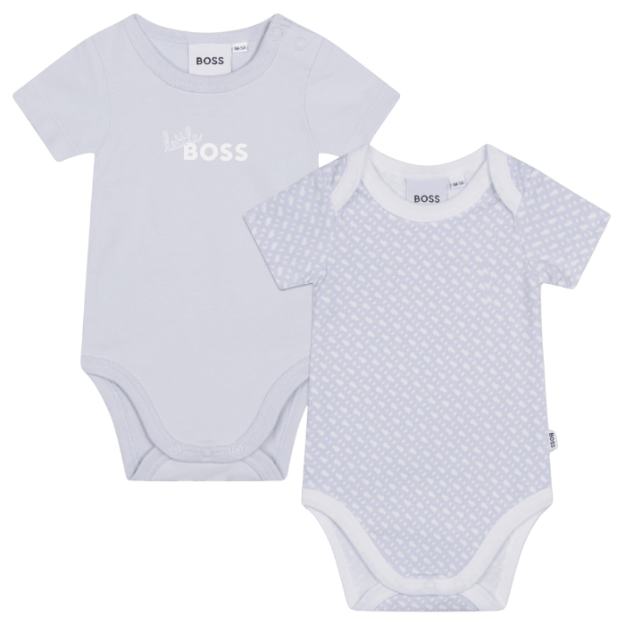 Foto do Produto SET 2 BODYS BOSS KIDS J98407 AZUL CLARO