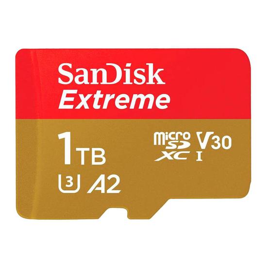 Foto do Produto Cartão de Memória Sandisk Extreme Micro SDXC 1TB 190MB/s