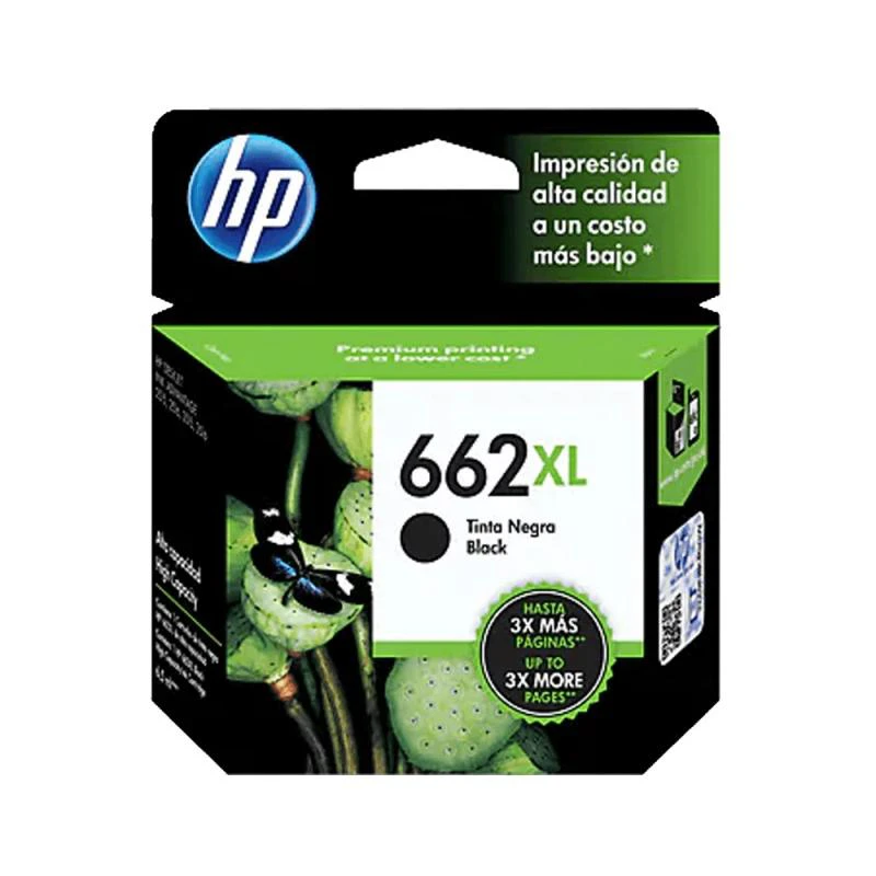 Foto do Produto TINTA HP 662XL (CZ105AL) NEGRO 6.5ML