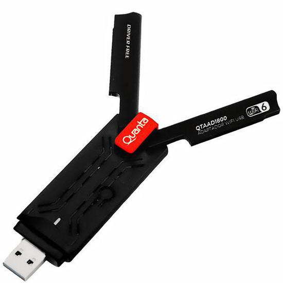 Foto do Produto Adaptador Wireless Quanta QTAAD1800 1800MBPS