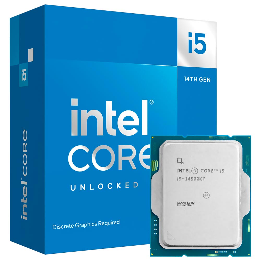 Foto do Produto Processador Intel Core i5 14600KF Socket LGA 1700 / 5.3GHz / 24MB