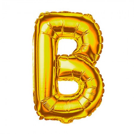 Foto do Produto Balao Letra B Dourado 32 Polegadas