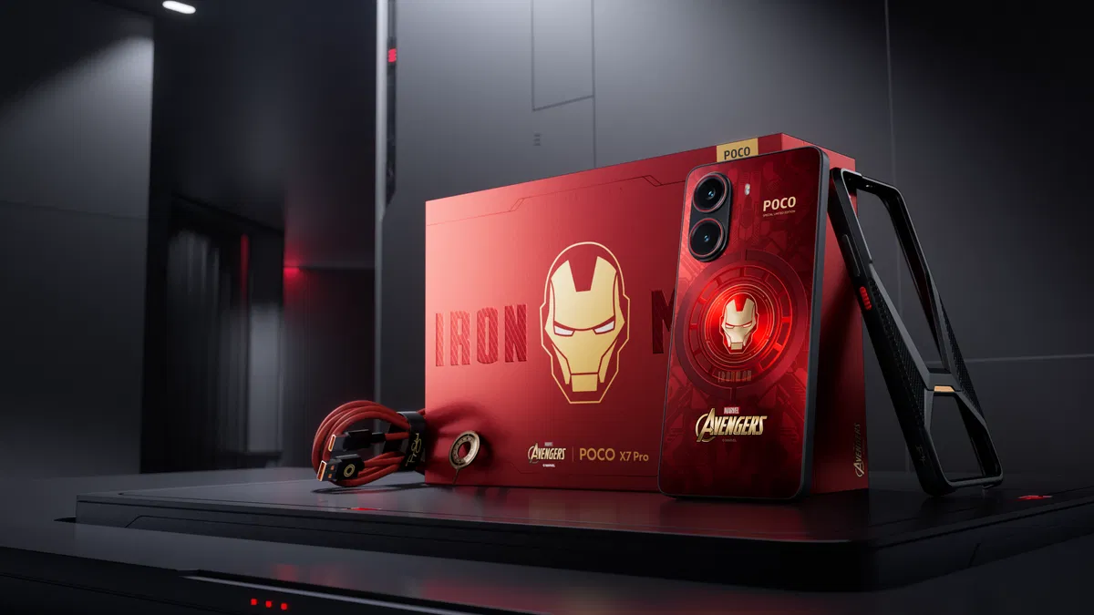 Foto do Produto XIAOMI CEL POCO X7 PRO 5G 6.67" DS 12/512GB IRON MAN EDITION 90W