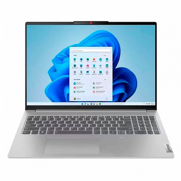 Foto do Produto Notebook Lenovo IdeaPad Slim 5 16IRU9 (83FW000XUS), Intel Core 7 150U 1.80HZ (5.40GHZ), 8GB RAM, 512GB SSD, Tela 16" WUXGA (1920x1200) IPS, Windows 11 Home, Inglês, Cloud Cinza