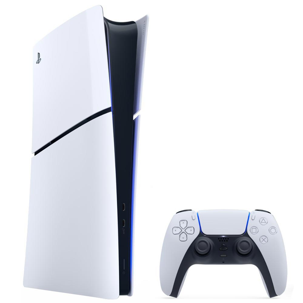 Foto do Produto Console Sony Playstation 5 Slim CFI-2015 B01X 1TB / Digital Edition / Bivolt - Branco (Americano)