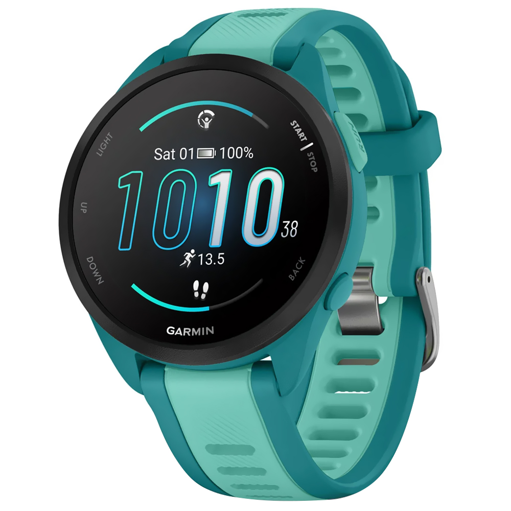 Foto do Produto Relogio Garmin Forerunner 165 Music - Azul (010-02863-32)