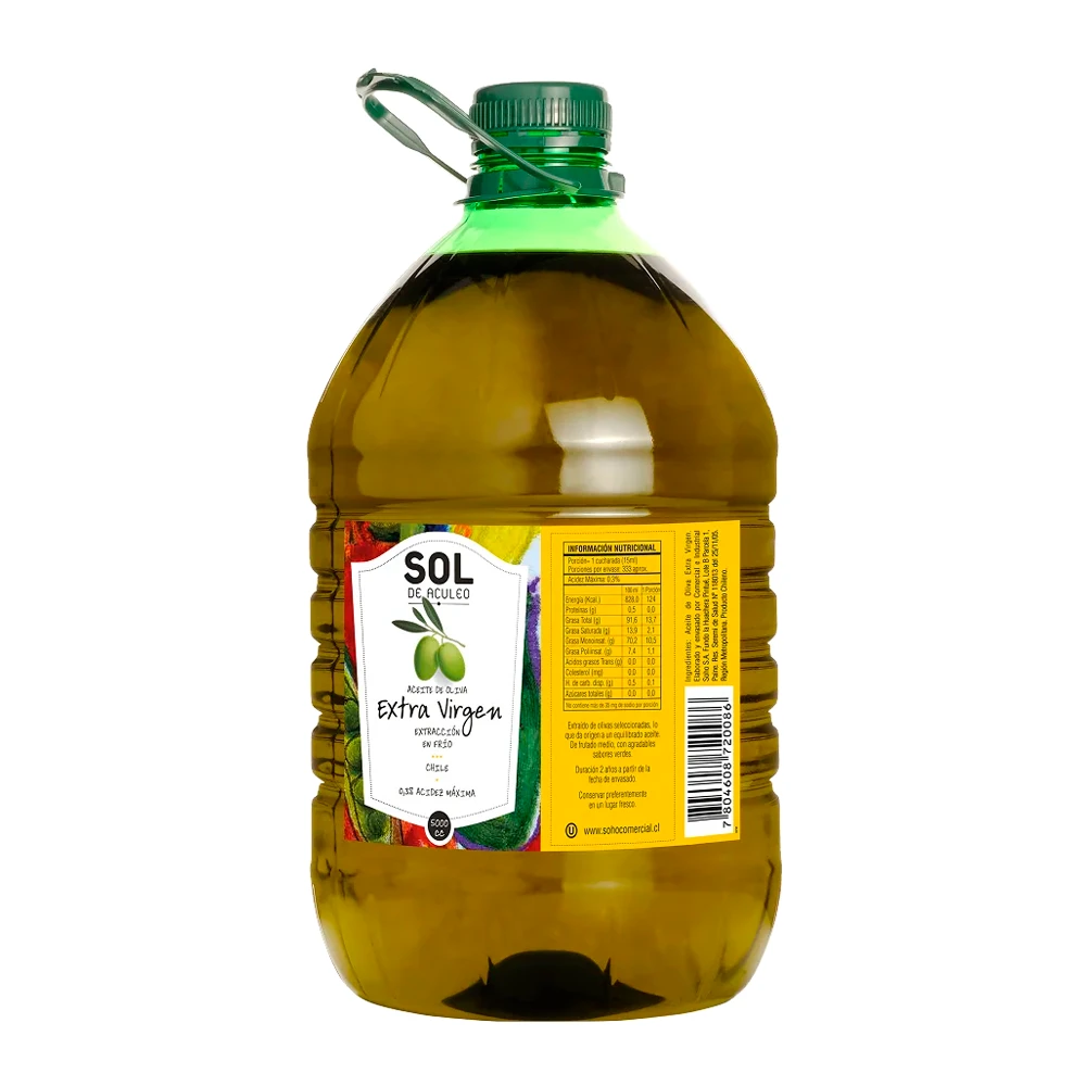 Foto do Produto Azeite de Oliva Extra Virgem Sol de Aculeo Garrafa Pet 5 Lt