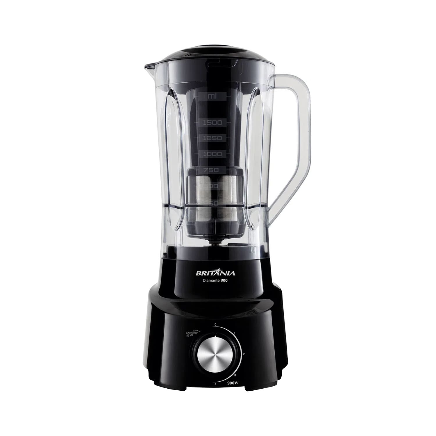 Foto do Produto Liquidificador Britânia Diamante - 800W - 2.6L - 110V/60Hz - Preto
