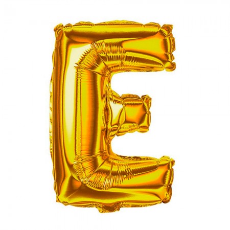 Foto do Produto Balao Letra E Dourado 32 Polegadas