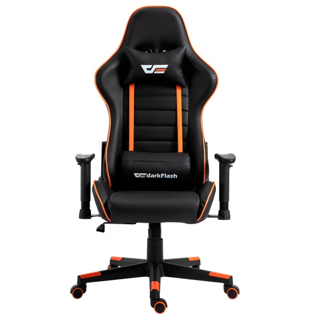 Foto do Produto CADEIRA GAMER DARKFLASH RC-350SE BLACK/ORANGE