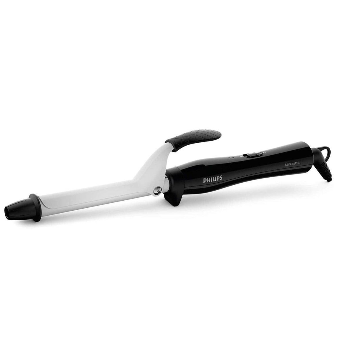 Foto do Produto Modelador de Cachos Philips BHB-862 - 30W - 200°C - Cerâmica - BiVolt - Preto e Branco