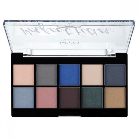 Foto do Produto Paleta de Sombras Nyx Perfect Filter 05 Marine 10 Cores