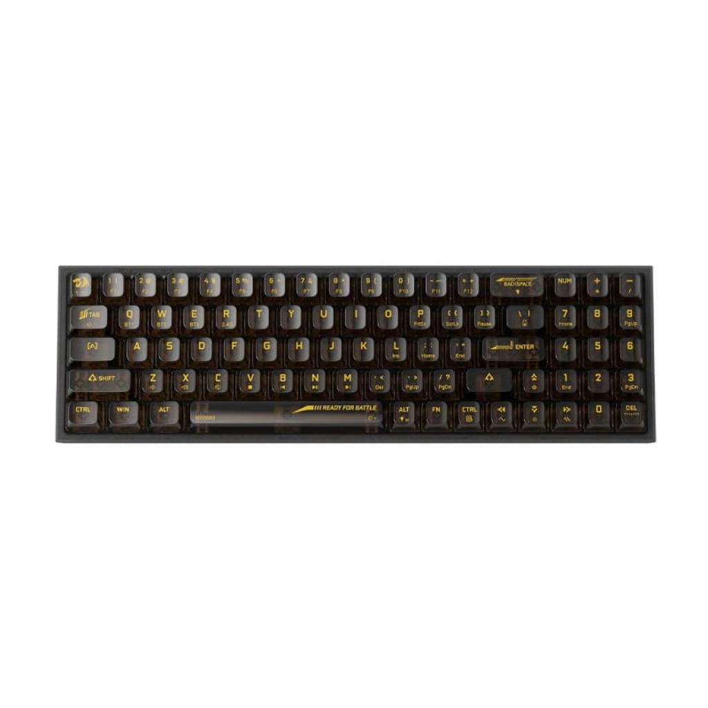 Foto do Produto Teclado Usb Redragon Pollux Pro K628CTB RGB Preto Ingles