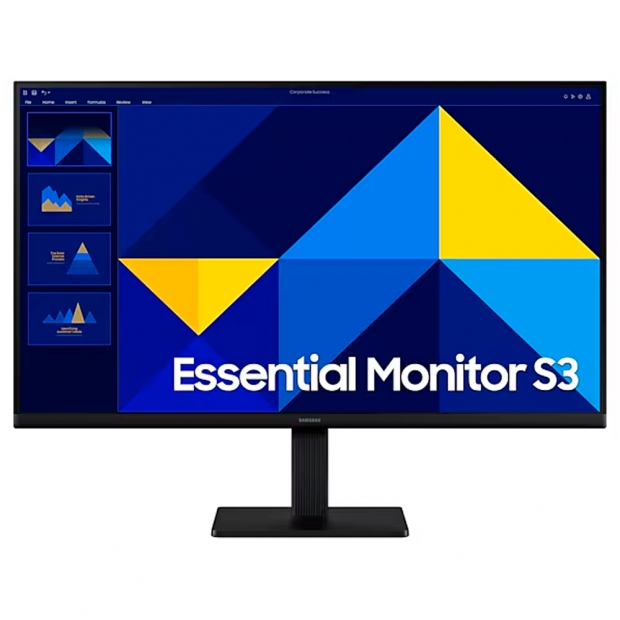 Foto do Produto Monitor Samsung S3 S30GD LS27D300GANXZA 27" Full HD (1920x1080), 5ms, 100HZ, IPS, 1xHDMI 1.4, 1xVGA (D-Sub), Preto