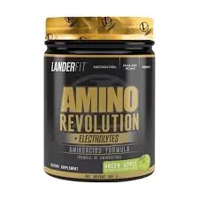 Foto do Produto LANDERFIT AMINO AMINO REVOLUTION GREEN APPLE PLASTICO 480 G S/C