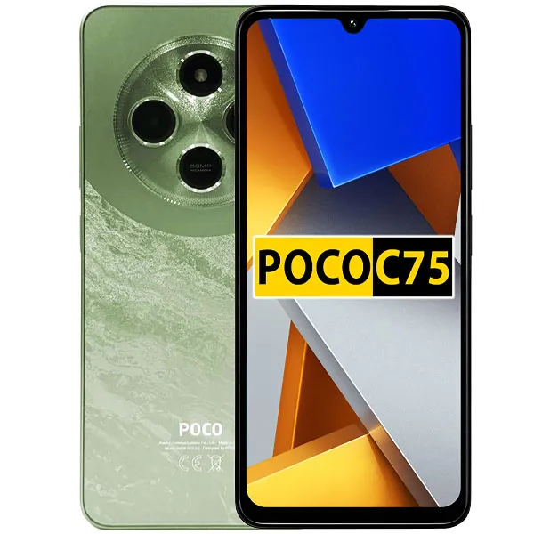 Foto do Produto Celular Xiaomi POCO C75 NFC Dual SIM de 256GB/8GB RAM de 6.88" 50MP/13MP - Verde (Global)