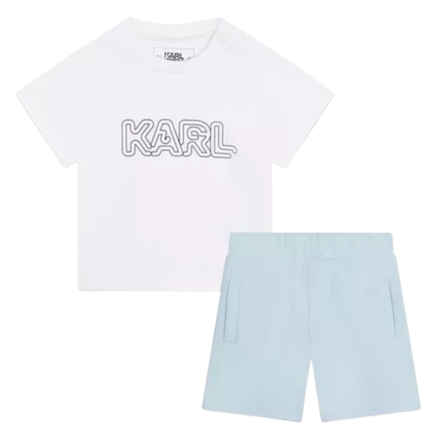 Foto do Produto CONJUNTO KARL LAGERFELD KIDS Z98128 AZUL/BLANCO