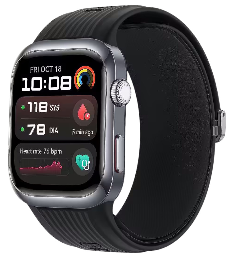 Foto do Produto RELOGIO HUAWEI SMARTWATCH D2 (55020DAC) PRETO MEDI PRESSAO