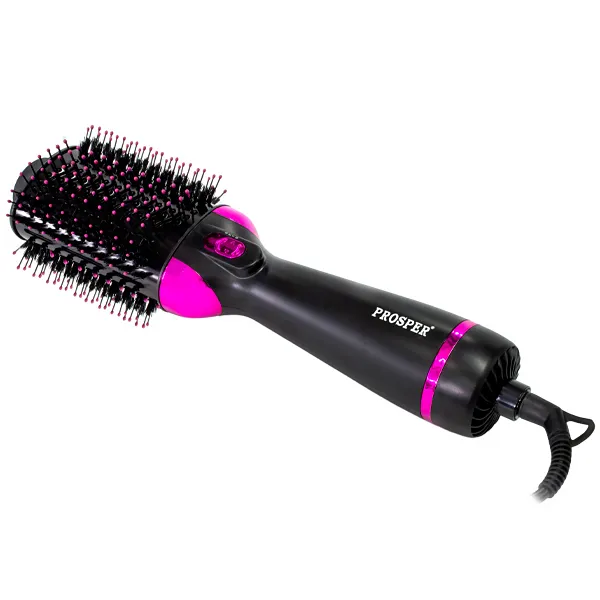Foto do Produto Escova Elétrica Prosper P-5800 com 1.500 watts Bivolt - Preto/Rosa