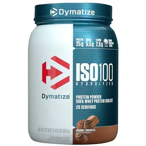 Foto do Produto Whey Dymatize ISO 100 Gourmet Chocolate 640G